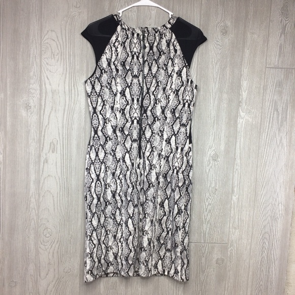 Worthington Animal Snake Print Dress Size 8 - Picture 5 of 6